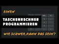 Taschenrechner mit HTML CSS JavaScript - Wie schwer kann das sein