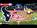 Houston Texans vs Minnesota Vikings 2024 NFL Season Week 3 Predictions Madden NFL 25