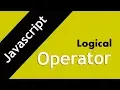 13 Logical operator in Javascript
