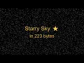 Starry Sky Texture Tutorial Generative SVG
