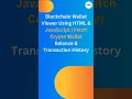 Build a Blockchain Wallet Tracker in 60 Seconds HTML CSS JS