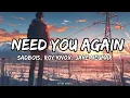 Download Lagu Need You Again – SadBois, ROY KNOX, Jake Neumar | Emotional song | 🎧 English Song | Trending 2025