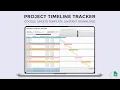 Project Timeline Tracker - Gantt Chart