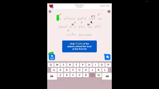Cryptogram The Solution For Level 100 - Step by Step Word Brain Puzzle