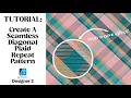Create a Seamless Diagonal Plaid Repeat Pattern With a Weave Effect in Affinity Designer 2