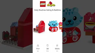 PREVIEW: LEGO Duplo, Daily Routines Eating & Bedtime, set 10414, LEGO 2024