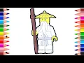 Lego ninjago coloring pages How to draw and color lego ninjago coloring s for kids