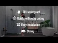 DumaWall Waterproof Tiles Supplied by PSP Limited - 30 Second TVC