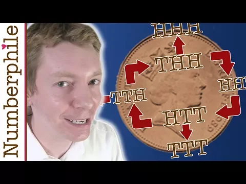 Penney's Game - Numberphile - YouTube thumbnail