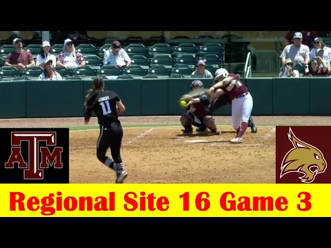 Download MP3 Texas State vs #16 Texas A\u0026M Softball Highlights, 2024 NCAA Regional Site 16 Game 3