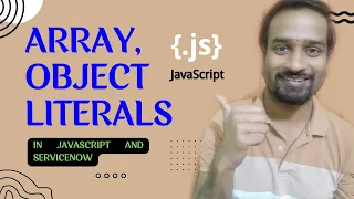 Array Literal and Object Literal in JavaScript Engineer Vineet Jajodia