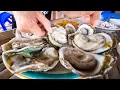 The Oyster King of Thailand - UNCLE TOM S HUGE OYSTERS and Seafood at Floating Restaurant