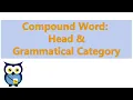 Compound Word Head and Grammatical Category