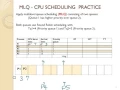 6 MLQ and MLFQ CPU scheduling