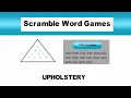 unscramble words games unscramble jumbled words In English