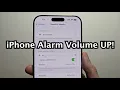 Download Lagu iPhone 16 How to Make Alarm LOUDER! (iOS 18)