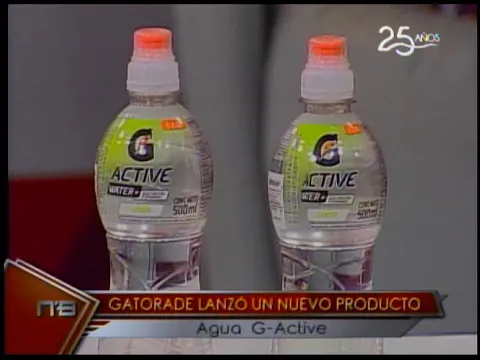 Gatorade lanzó un nuevo producto Agua G-Active