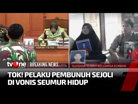 [BREAKING NEWS] Kolonel Priyanto Divonis Seumur Hidup