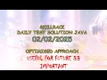 SkillRack Daily Test Java Solution 2025