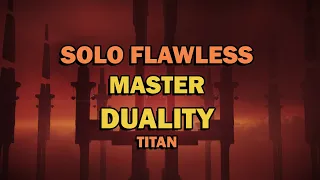 Solo Flawless Master Duality Monument of Triumph