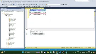 SQL Query for Random and Round function Session 37