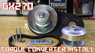 Predator 301cc GX270 Go Kart 40 Series Torque Converter Install
