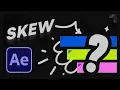 SKEW Plugin After Effects Time saving tool