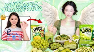 CHANG DORY BIẾN HÌNH MUKBANG | MỘT NGÀY MÀU XANH LÁ CÂY CỦA TỚ | mukbang