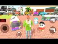 Lagu Franklin \u0026 Shinchan Purchase Mini Bus 💥🎉 With Doraemon And Hulk - Indian Theft Auto Simulator Game 