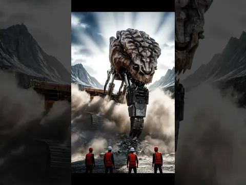 When Heavy Machinery Meets Sci-Fi Robots! 🤖🔥
