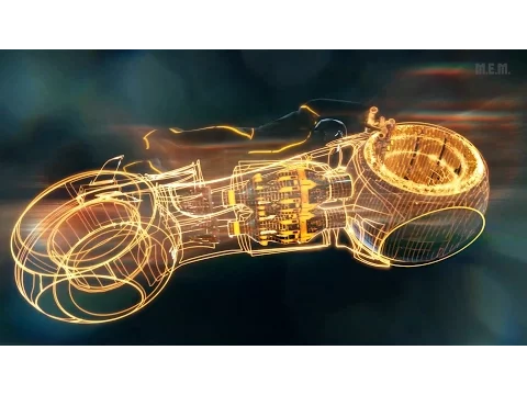 Tron (2010) -  Light Bikes Battle - Only Action [1080p]