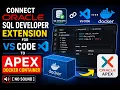 Connect Oracle SQL Developer Extension for VSCode to APEX Docker Container No Sound
