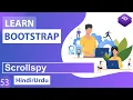 Bootstrap Scrollspy Plugin Tutorial in Hindi Urdu