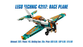 LEGO Technic 42117: Race Plane: In-depth Review, Speed Build & Parts List