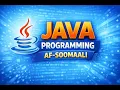Lesson 14 - Assignment Operators Part1 JAVA AF-SOMALI