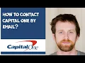 how to contact capital one by email