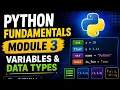 Module 3 Variables Data Types Python Fundamentals Python Basics