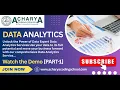 Data Analytics Demo Class Part 1 Introduction to Data Analytics Acharya Coding School