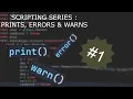 Roblox Scripting Series print error warn