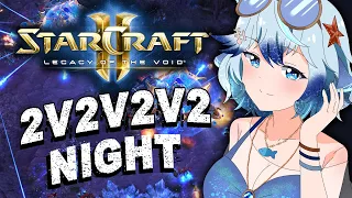 6 HOURS of 2v2v2v2 CHAOS SC2 Community Festival