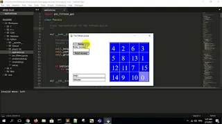 Fifteen Puzzle with AI Using Python
