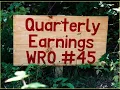 Lagu WRO #45 Quarterly Earnings, a Fundamentals Series