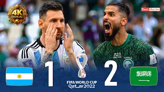 Argentina 1 2 Saudi Arabia 4K UHD 2160P FIFA World Cup 2022 Extended Highlights 