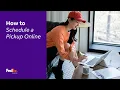 How to Schedule a Pickup Online EN