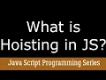 What is hoisting in Javascript JavaScript tutorial for beginners