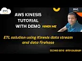 AWS Kinesis theory with demo ETL Hands on demo using lambda and Kinesis