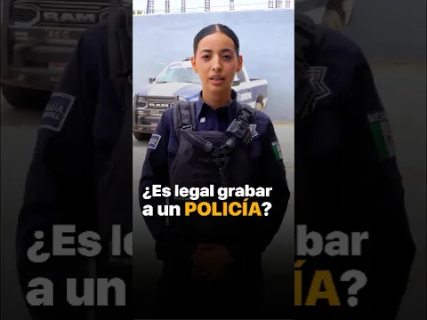 ¿Es legal grabar a un policía?