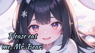 yandere bunny girl begs you to eat her pred vore stomach sounds spit painting bear listener 