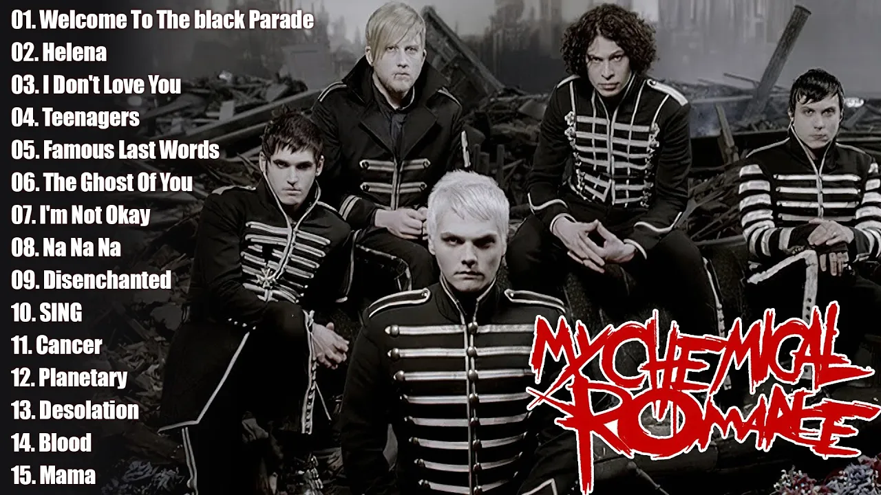 My Chemical Romance Greatest Hits ~ Best Songs Of My Chemical Romance