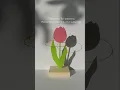 Lagu Easy Tulip Craft 🌷✨ – Desk Decor Idea #shorts #tulip #deskdecor #diy